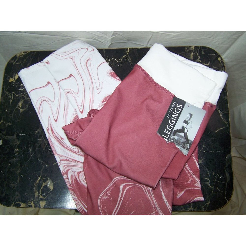 Leggings S2 Sportswear Spandex Workout AThletic NWT Large Peach